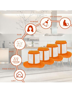 Diteje Filtros de Reemplazo para Aspiradora Black+Decker 2