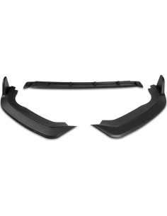Alerón Frontal 3 Piezas Auto Dynasty Negro Mate Honda Fit 2018-2020 2