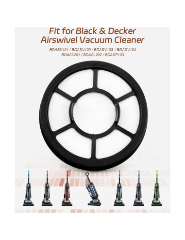 Paquete de 2 Filtros HEPA ULXIOM para Aspiradoras Black Decker