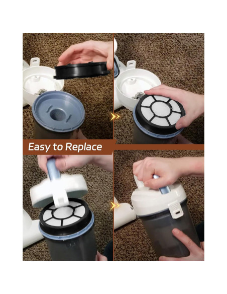 Paquete de 2 Filtros HEPA ULXIOM para Aspiradoras Black Decker