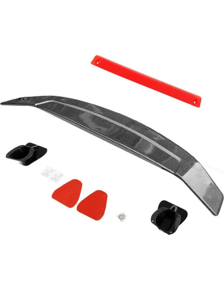 Spoiler Trasero Universal Evargc 116.8 cm ABS Negro Brillante