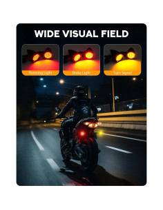 Señales de Giro LED PBYMT para Motocicleta 10mm - Impermeables 2