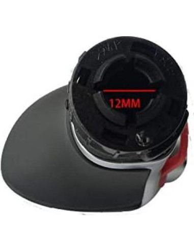 Cubierta de cuero para pomo de cambio Audi A3 A4 A5 A6 Q5 - Negro