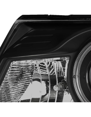Faros Proyector Halo SPEC-D TUNING Negros para Ford Ranger 98-00