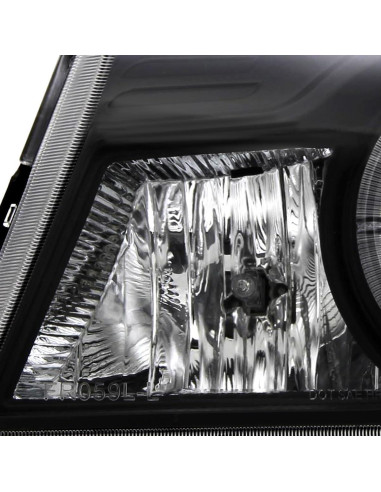 Faros Proyector Halo SPEC-D TUNING Negros para Ford Ranger 98-00