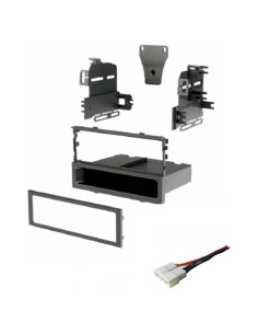 Kit de instalación de radio de coche ZYX Single DIN para Honda
