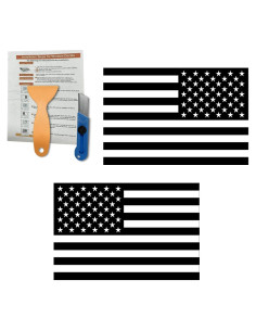 Calcomanía de Ventana Bandera Americana GAOLAOSY 73.66x40.64cm
