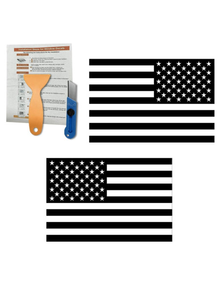 Calcomanía de Ventana Bandera Americana GAOLAOSY 73.66x40.64cm