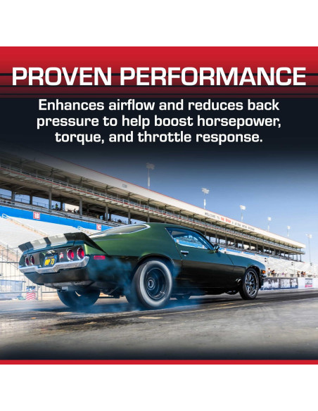 Silenciador Flowmaster Super 10 - 3" Entrada y Salida Central - Acero Inoxidable