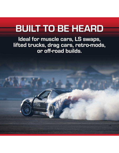 Silenciador Flowmaster Super 10 - 3" Entrada y Salida Central - Acero Inoxidable