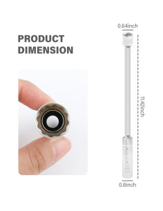 Juego de Llaves de Bujía Magnéticas IHOTDER 16mm 12 Puntos 2