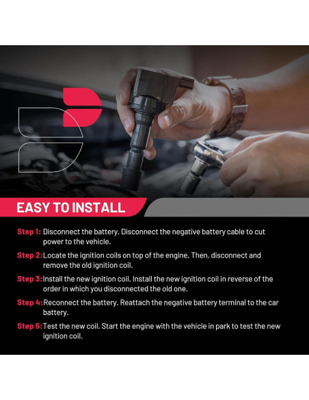 Bobinas de Encendido y Bujías de Iridio BDFHYK 4 Piezas UF575 PFR7S8EG