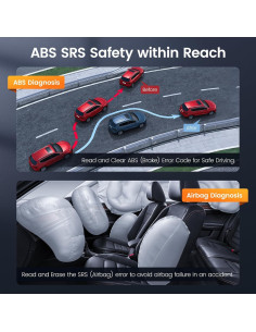 Escáner OBD2 ANCEL AD610 Pro - Diagnóstico ABS, SRS, EPB 2