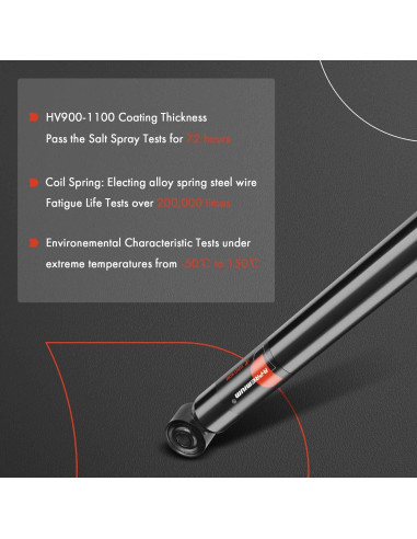 Amortiguadores Traseros A-Premium para Audi A4 2009-2012, Juego de 2