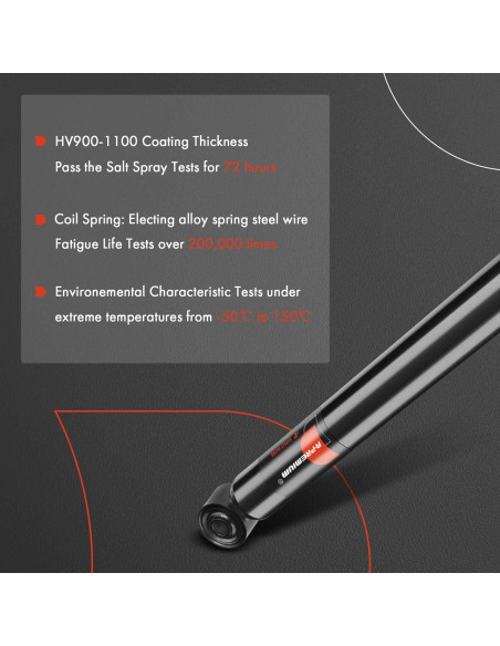 Amortiguadores Traseros A-Premium para Audi A4 2009-2012, Juego de 2