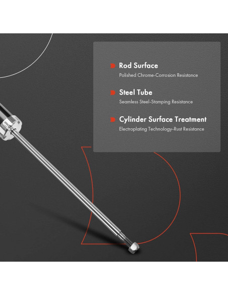 Amortiguadores Traseros A-Premium para Audi A4 2009-2012, Juego de 2