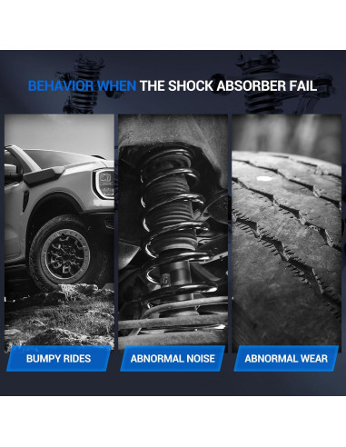 Amortiguadores Traseros Completos Autoround para Toyota Corolla/Matrix y Pontiac Vibe 2003-2008