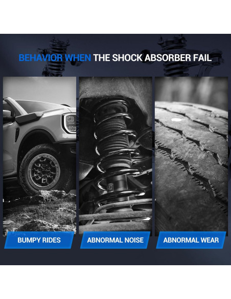 Amortiguadores Traseros Completos Autoround para Toyota Corolla/Matrix y Pontiac Vibe 2003-2008