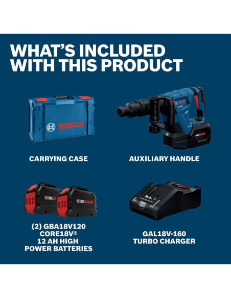 Martillo Demoledor Bosch GSH18V-5L212 18V SDS-max 8.5J