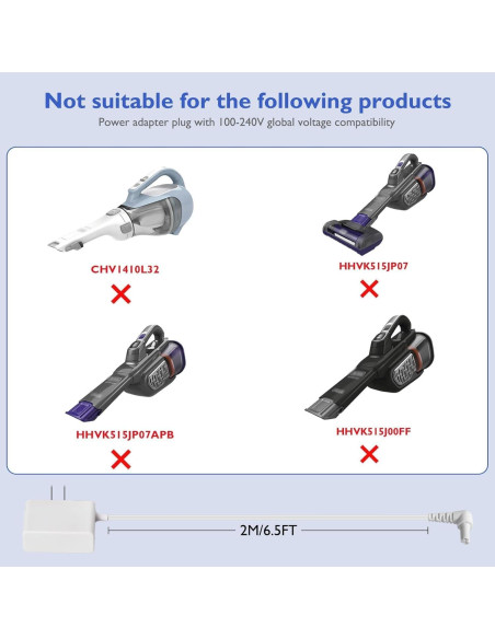 Cargador Black and Decker para Aspiradora de Mano 14V