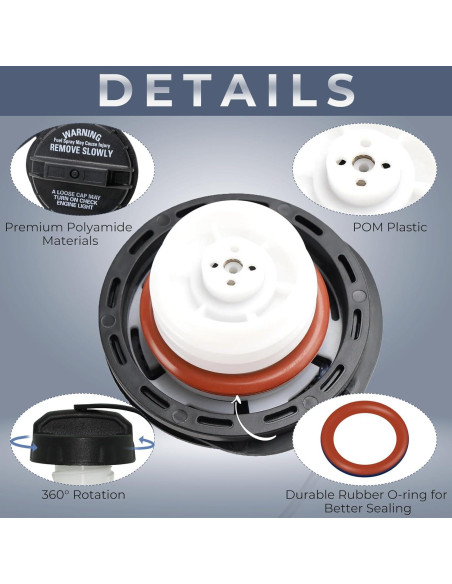 Tapa de Gas Manymiba para Subaru Forester e Impreza 2005-2008