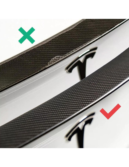 Spoiler Trasero Estilo MV para Tesla Model Y 2020-2025 ABS