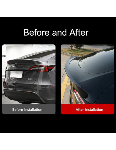 Spoiler Trasero Estilo MV para Tesla Model Y 2020-2025 ABS
