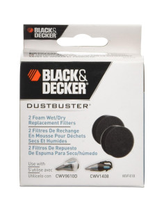 Filtro de Aspiradora Húmeda y Seca Black+Decker WVF418 2