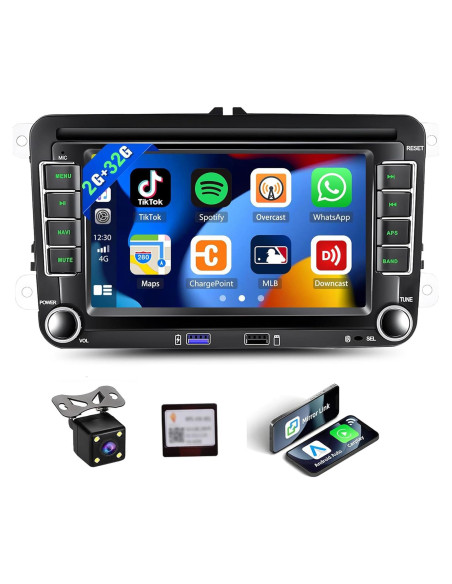 Estéreo de Coche Android 7" UNITOPSCI 2GB RAM 32GB VW