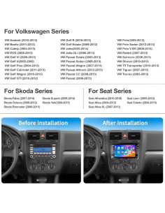 Estéreo de Coche Android 7" UNITOPSCI 2GB RAM 32GB VW 2