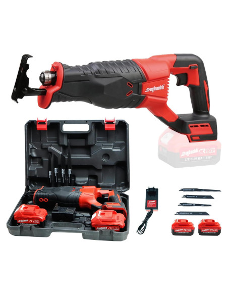 Sierra Recíproca Inalámbrica Dogtooth 21V con 2 Baterías 4.0Ah