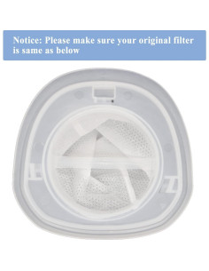 Paquete de 6 filtros Aolleteau HNVCF10 para aspiradoras Black+Decker 2