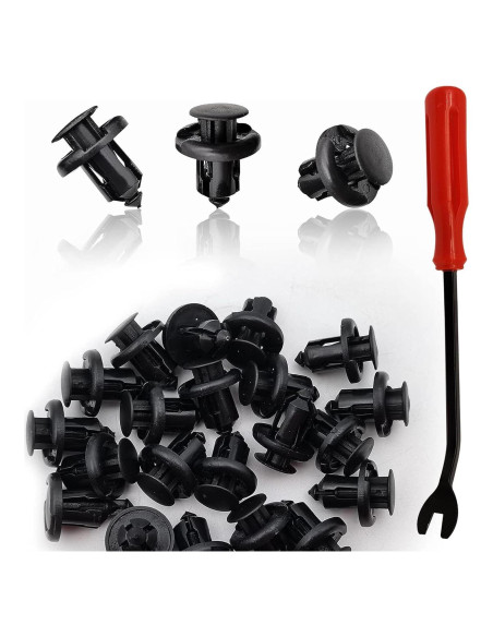 100 Clips de Parachoques TOPCNOEM 10mm para Honda Acura