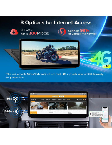 Estéreo de Coche XTRONS Android 13 12.3" para Audi A4 A5