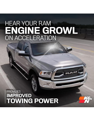 Sistema de Admisión de Aire Frío K&N 63-1592 para RAM 2500 2013-2018