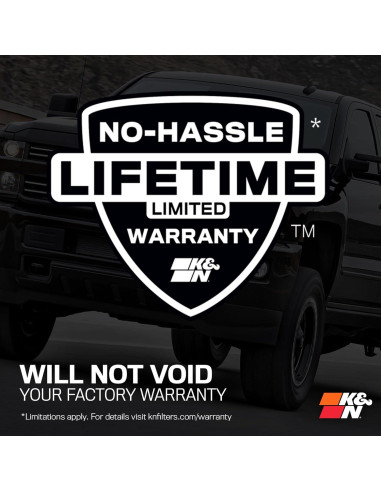 Sistema de Admisión de Aire Frío K&N 63-1592 para RAM 2500 2013-2018