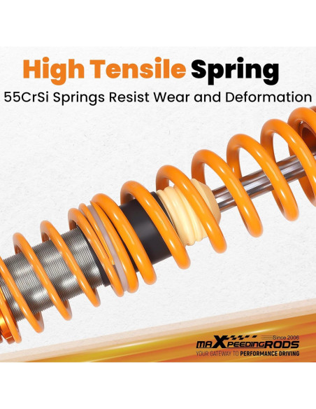 Coilovers Ajustables maXpeedingrods para VW Golf MK2/MK3