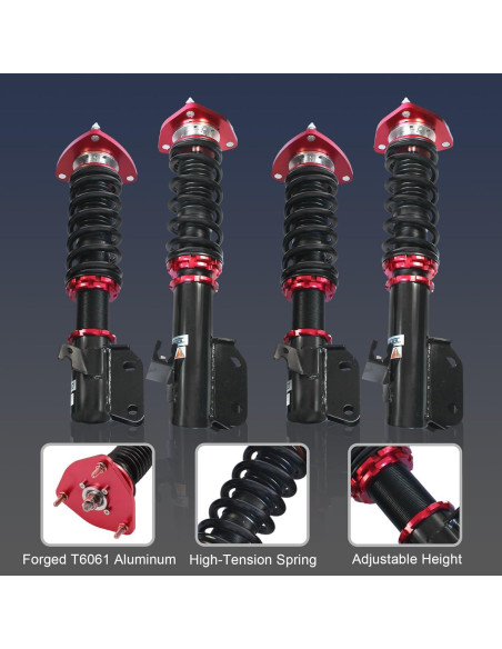 Kit de Suspensión Coilover JDMSPEED para Subaru Impreza WRX 2002-2007