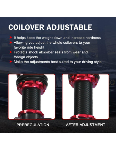 Kit de Suspensión Coilover JDMSPEED para Subaru Impreza WRX 2002-2007