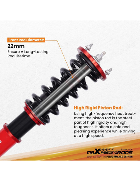 Amortiguadores Ajustables maXpeedingrods para BMW 5 E60 2004-2010