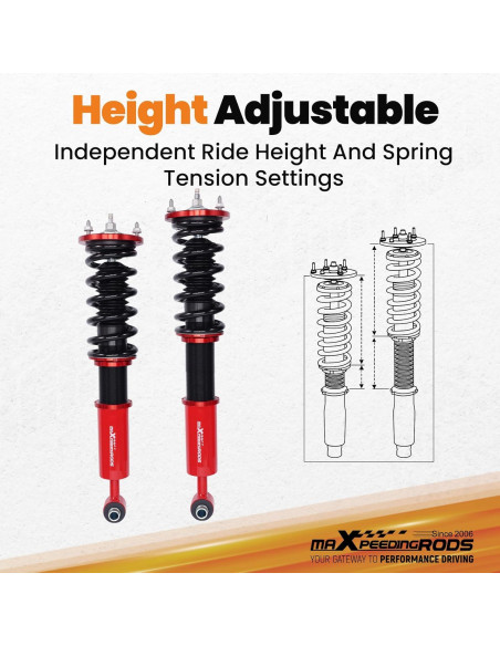 Amortiguadores Ajustables maXpeedingrods para BMW 5 E60 2004-2010