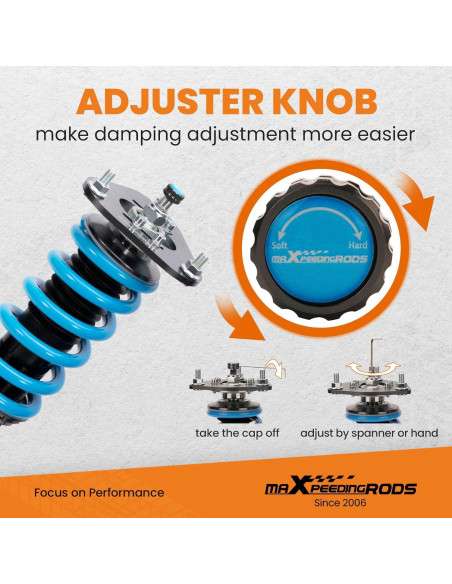 Amortiguadores Ajustables maXpeedingrods para Toyota Corolla 2003-2008