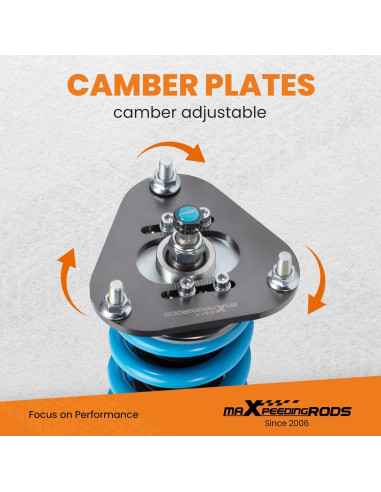 Amortiguadores Ajustables maXpeedingrods para Toyota Corolla 2003-2008