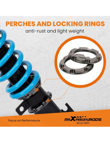 Amortiguadores Ajustables maXpeedingrods para Toyota Corolla 2003-2008