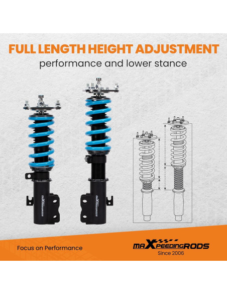 Amortiguadores Ajustables maXpeedingrods para Toyota Corolla 2003-2008