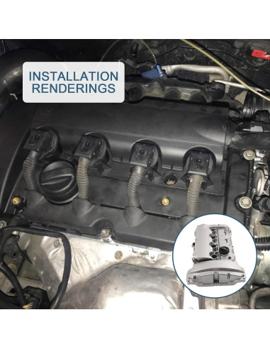 Cubierta de Válvula de Motor Aluminio Mejorada Mini Cooper S 1.6L