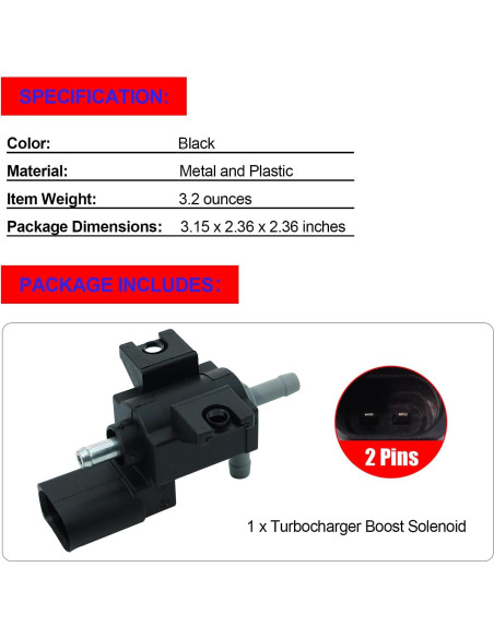 Válvula de Solenoide Turbo SMMS 06F906283D para Audi y VW