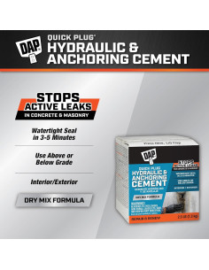 Cemento Hidráulico DAP Quick Plug 1.13 Kg para Reparaciones 2
