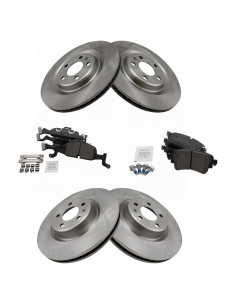 Kit de Pastillas y Discos de Freno TRQ Cerámico Audi A4 A5 Q5