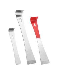 Juego de 3 Palancas de Acero Inoxidable para Apicultura